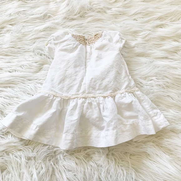 Baby Gap Linen Dress with Crochet Details 3-6M - Picture 7 of 9